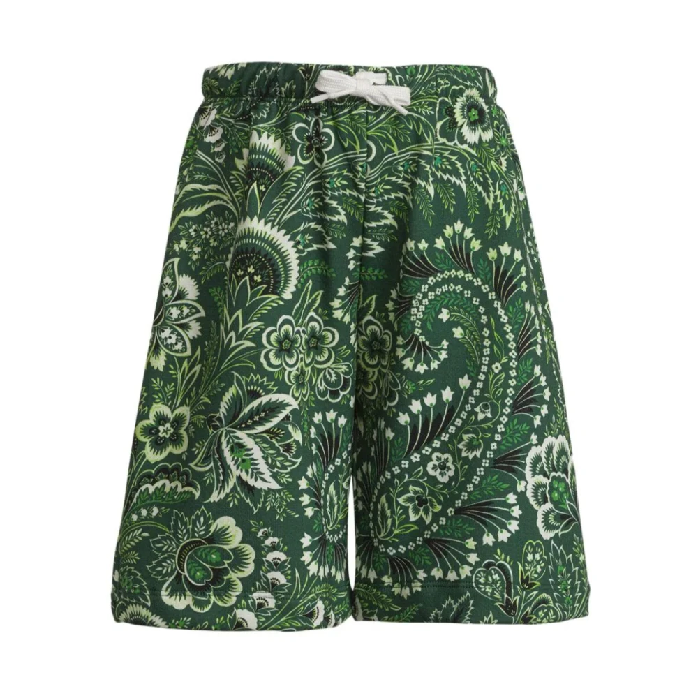 Etro Snygga Sommar Shorts för Män Green, Unisex