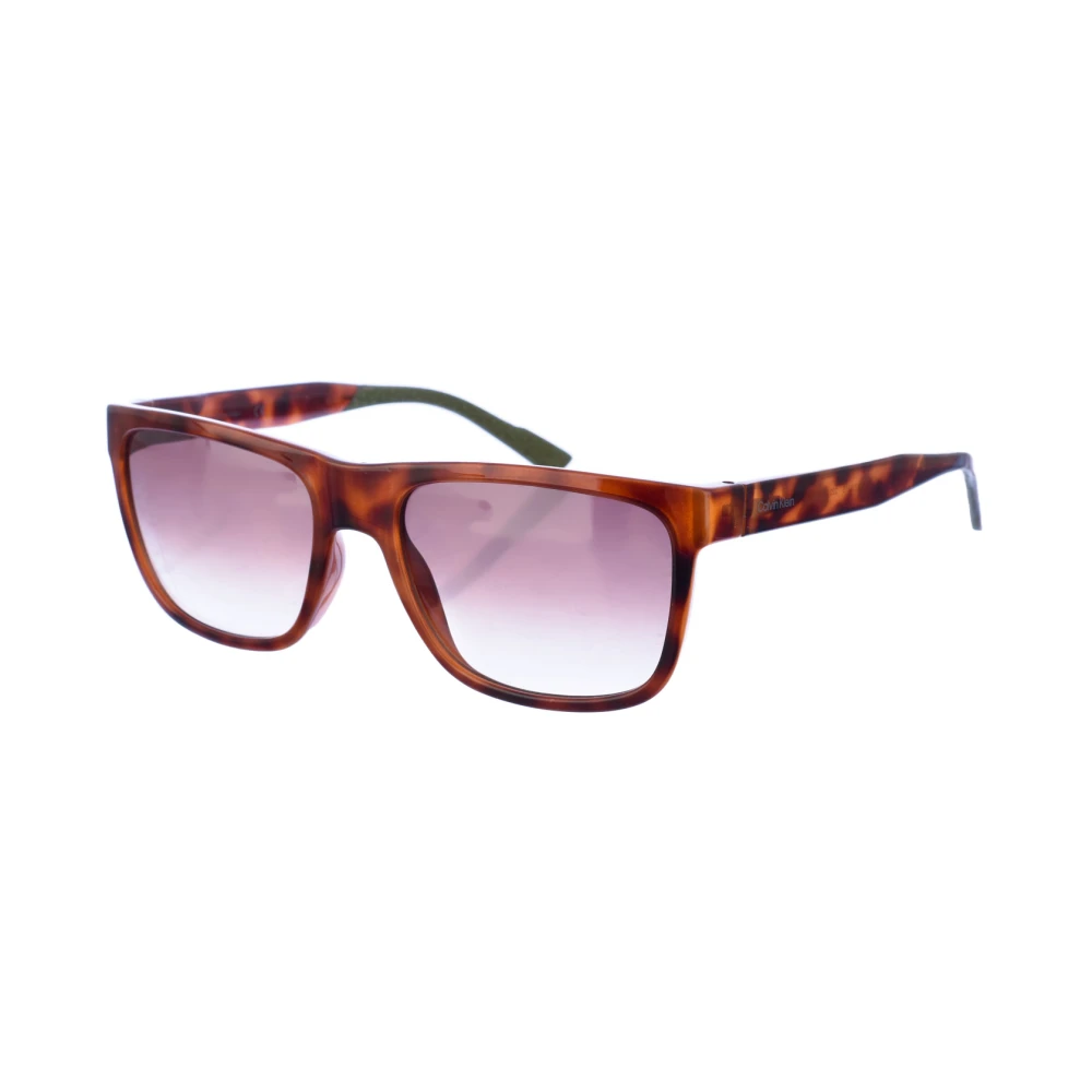 Calvin Klein Men's Brown Square Acetate Sunglasses