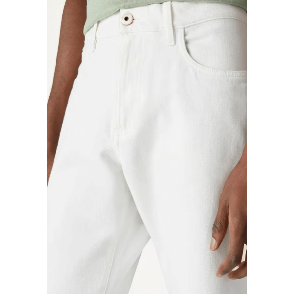 Loro Piana Witte Five-Pocket Broek White Heren