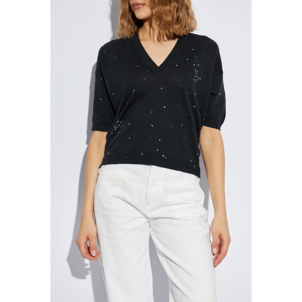 Zadig & Voltaire Trui Wully Black Dames