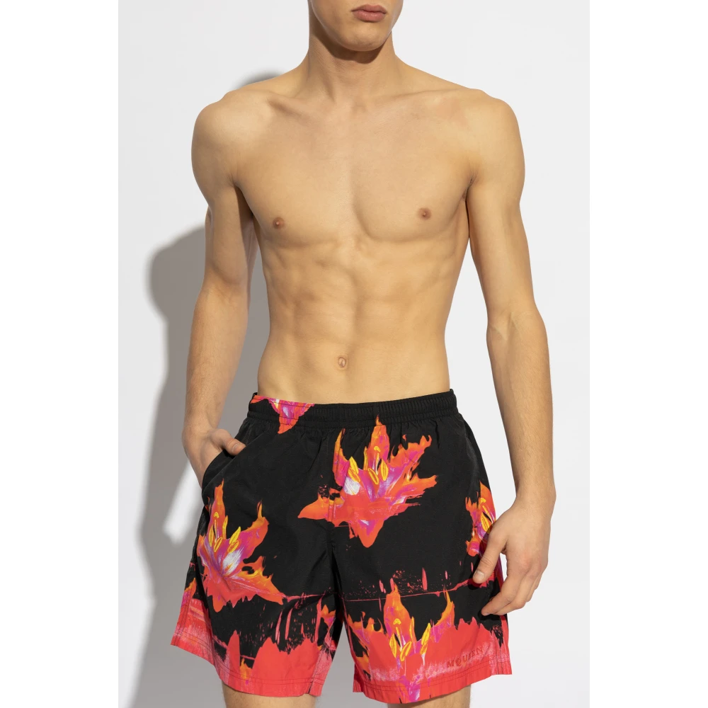 alexander mcqueen Zwembroek Red Heren