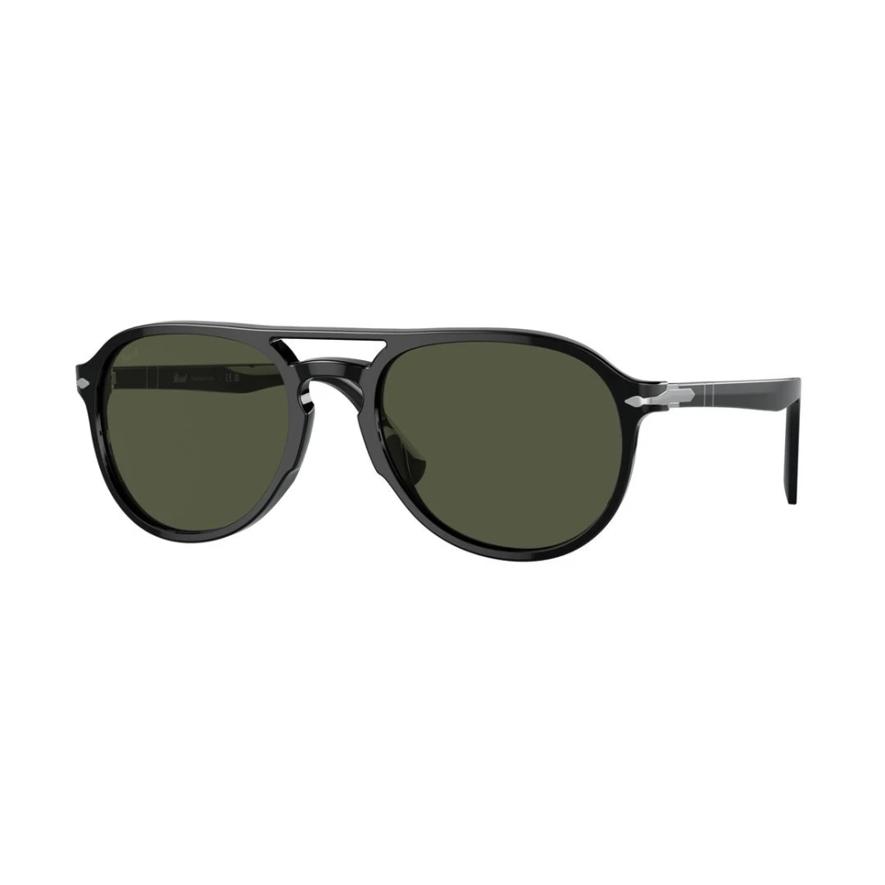 Persol Unisex Black Sunglasses, 55 Mm, Classic Sunglasses With Lenses