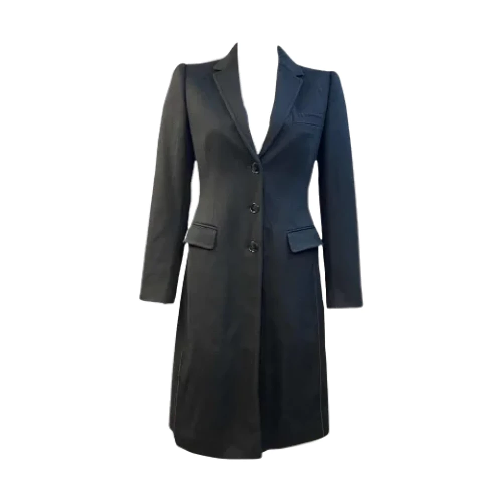 Dolce & Gabbana Pre-owned Cashmere outerwear Black Dames