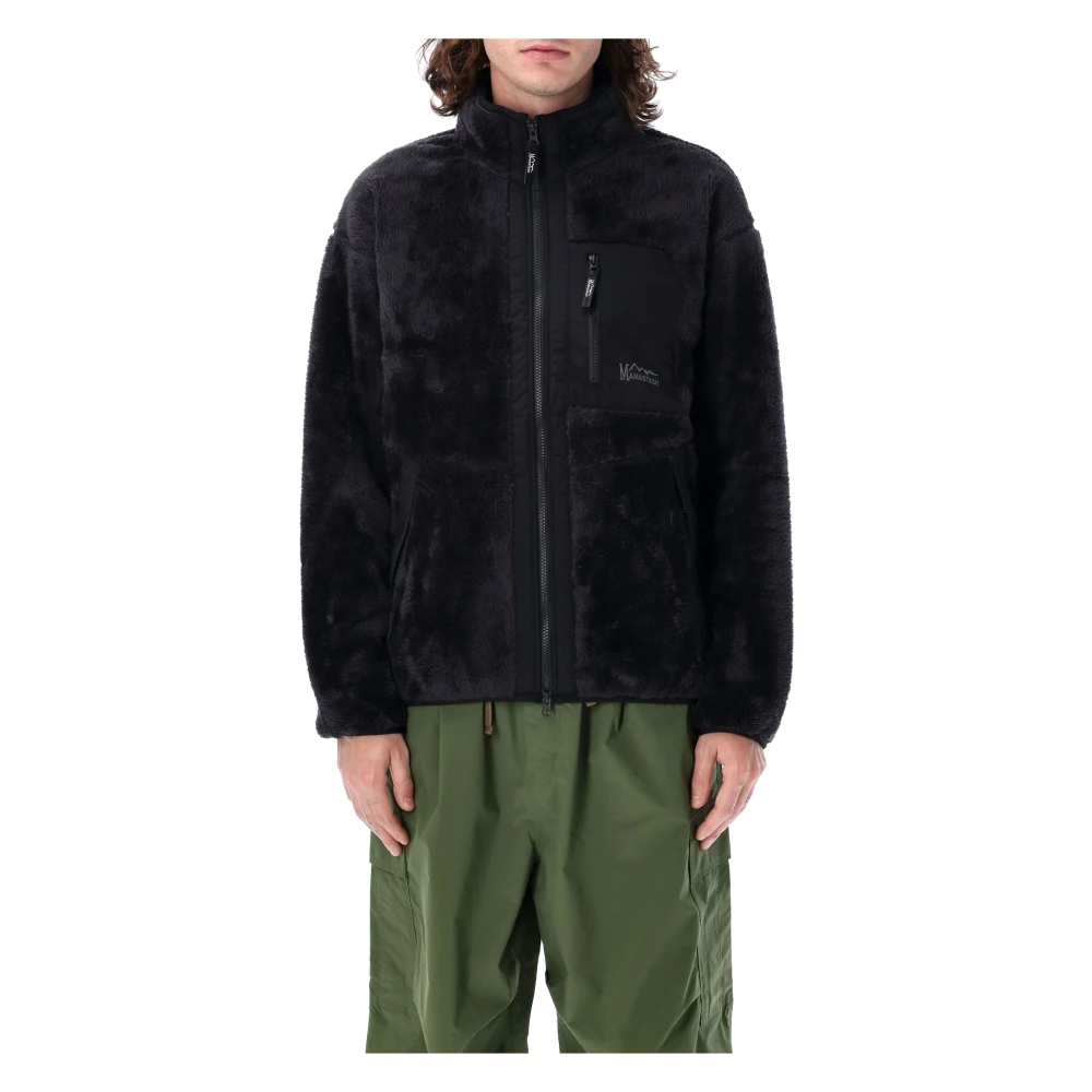 Manastash Zwarte Fleecejas Aw24 Black Heren