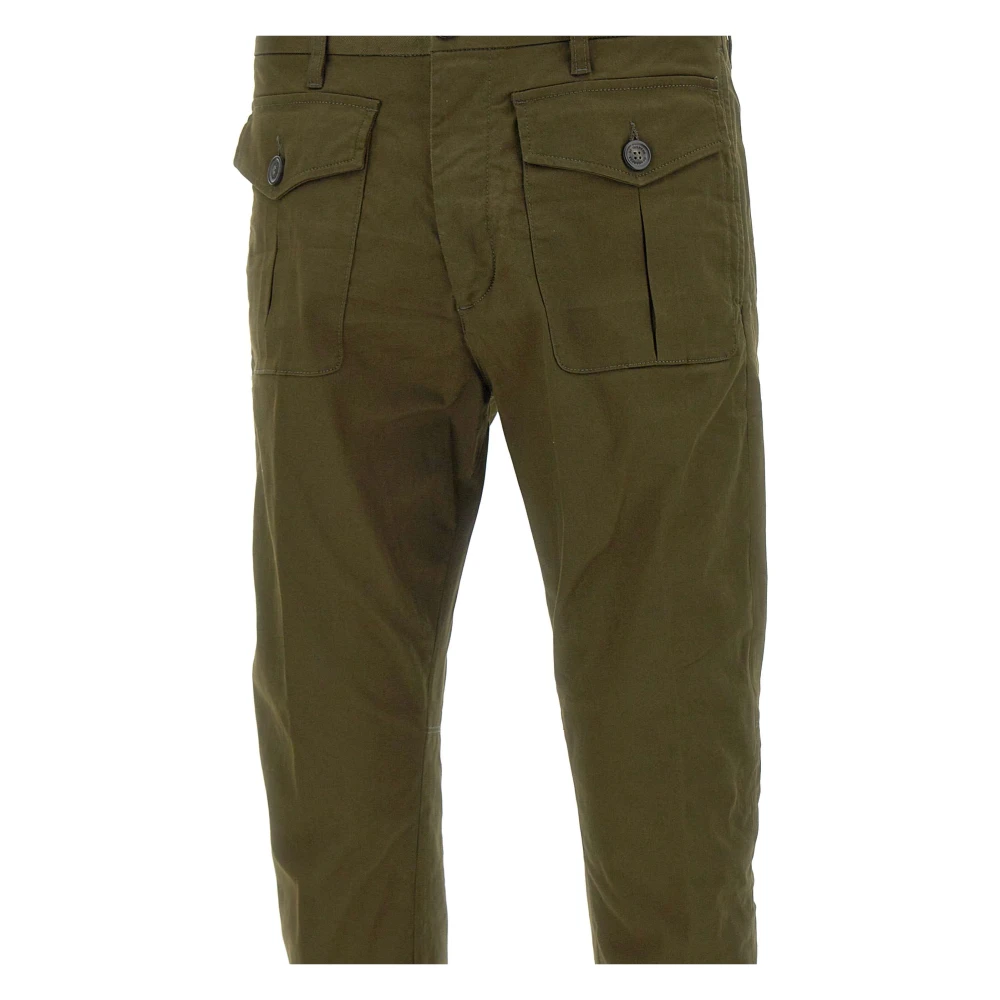 Dsquared2 Groene Ranger Chino Pant Broek Green Heren