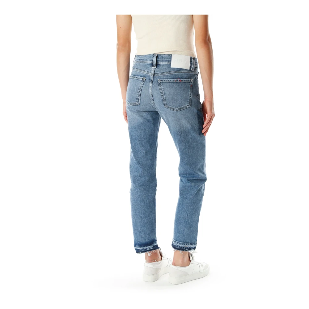 Replay Cropped Jeans Blue Dames
