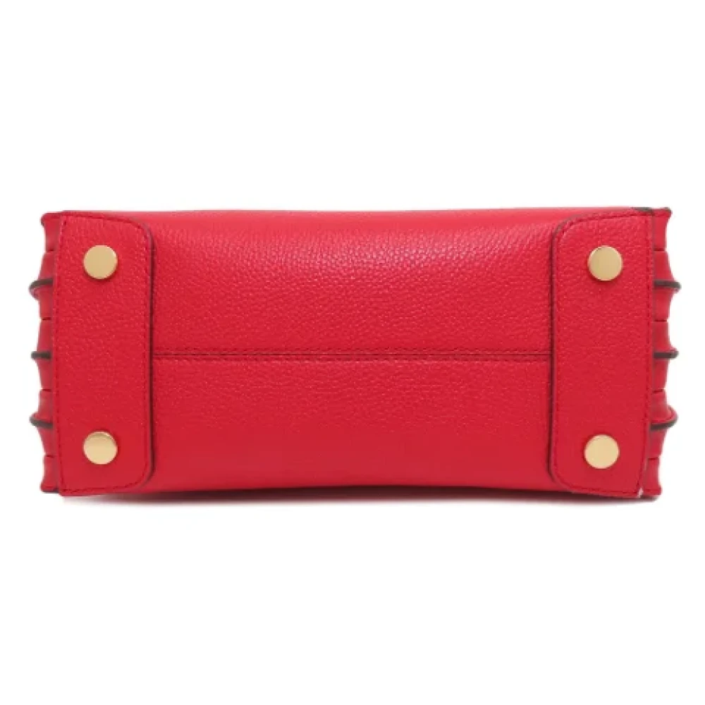 Michael Kors Pre-owned Leather handbags Red Dames