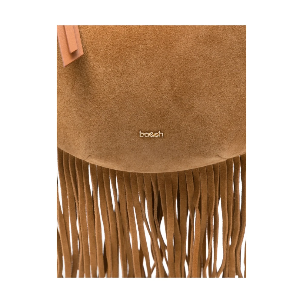 BA&SH Cognac Bruine Top Handvat Schoudertas Brown Dames