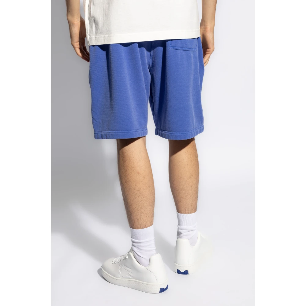Burberry Sweat Shorts Blue Heren