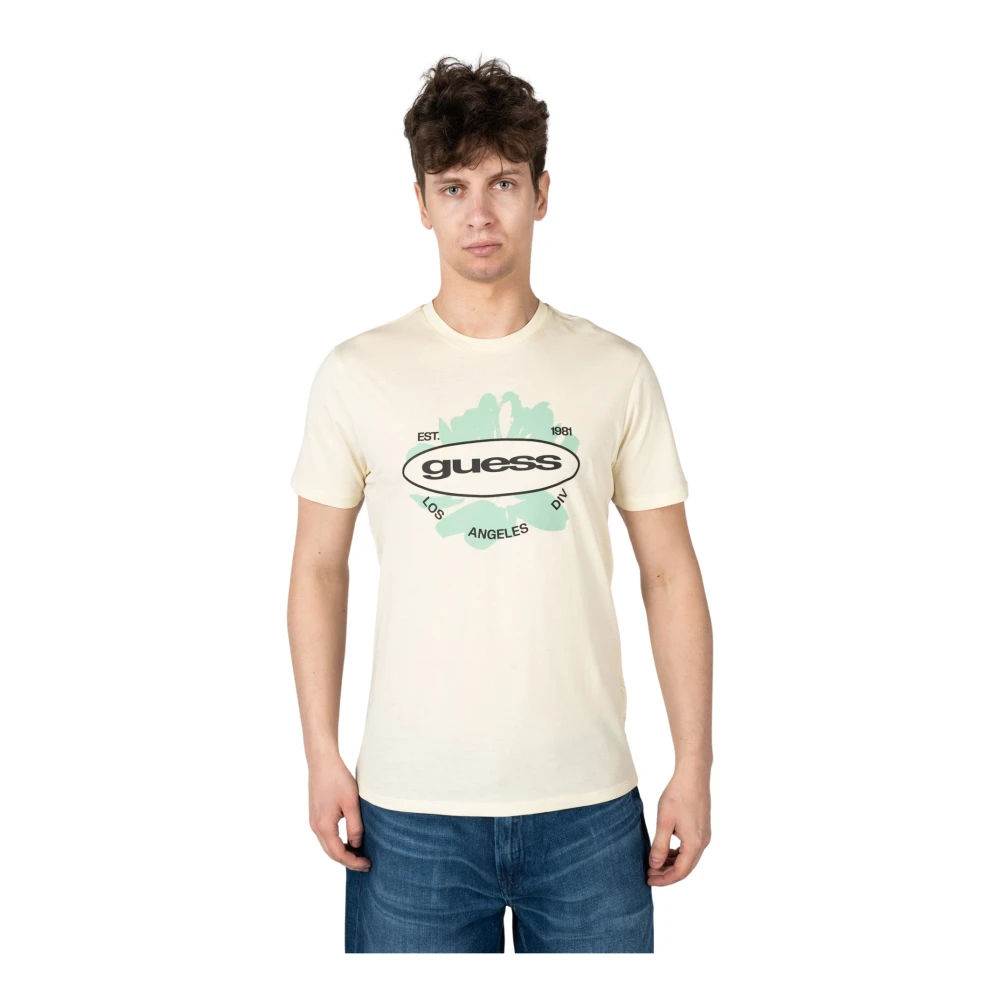 Guess - Tops > T-Shirts - Beige - Guess - Modalova