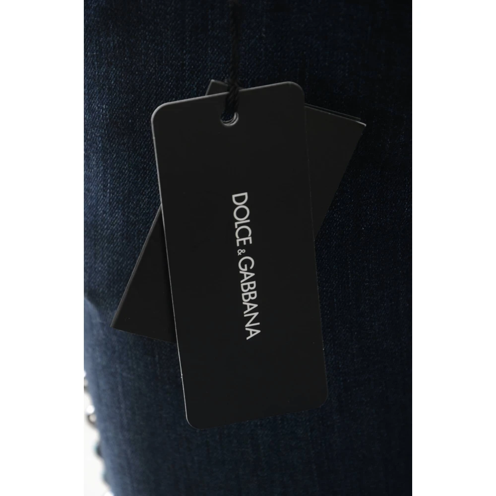 Dolce & Gabbana Slim-Fit Heren Jeans Collectie Blue Heren