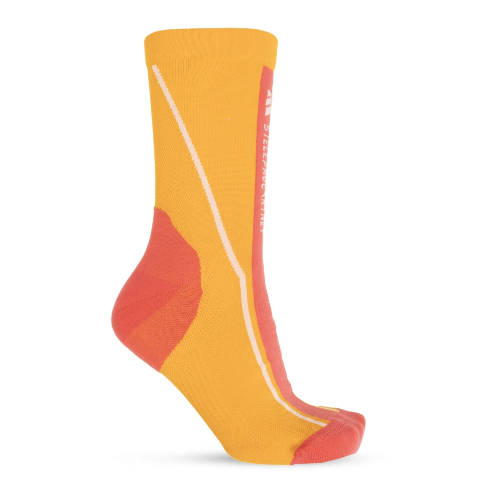 Adidas by stella mccartney Logo Sokken Orange Dames