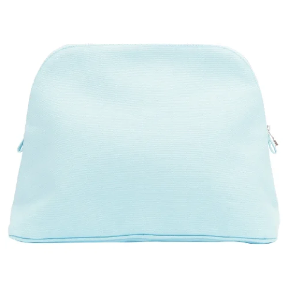 Hermès Cotton clutches Blue Dames