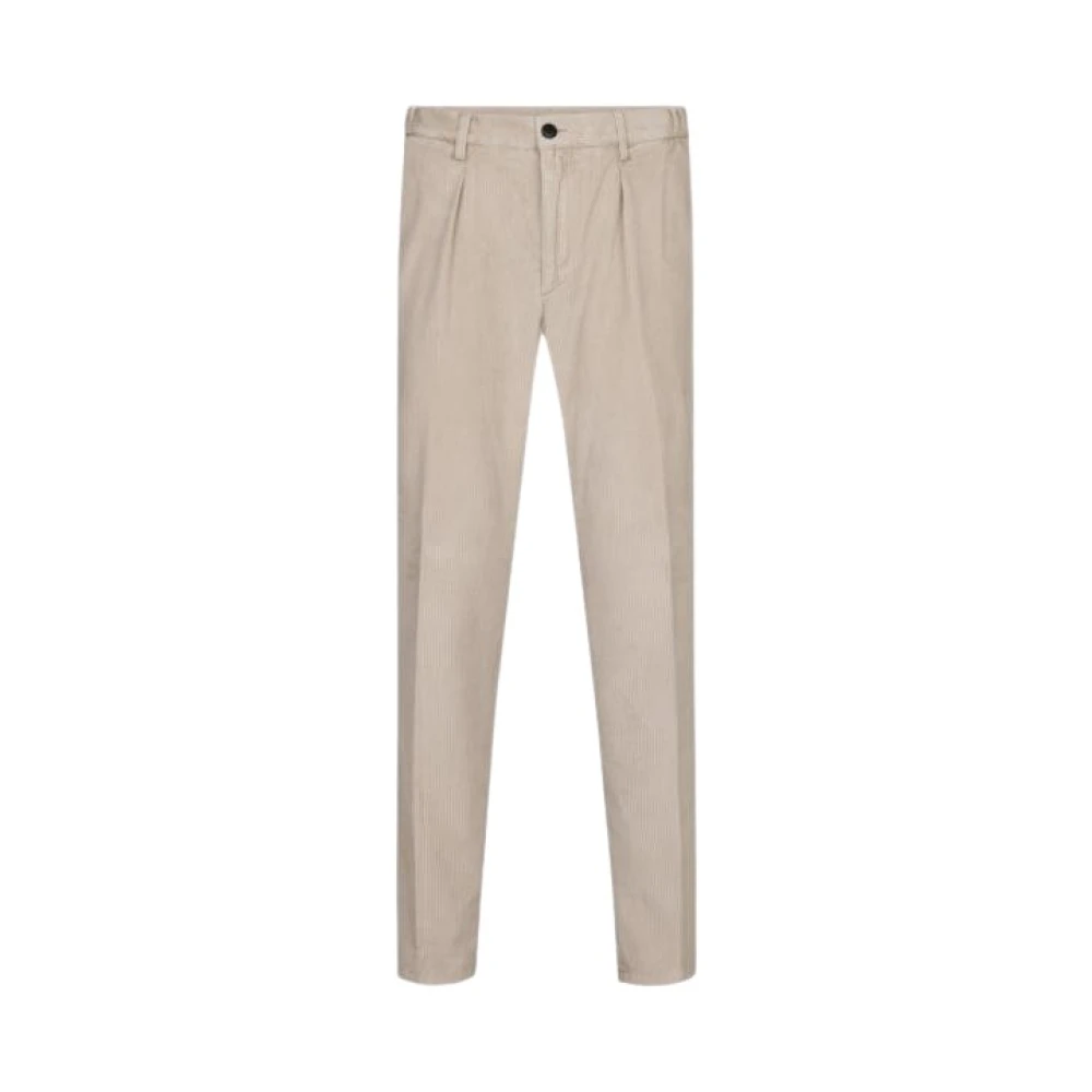 Profuomo Moderne Chinos voor Stijlvol Comfort Brown Heren