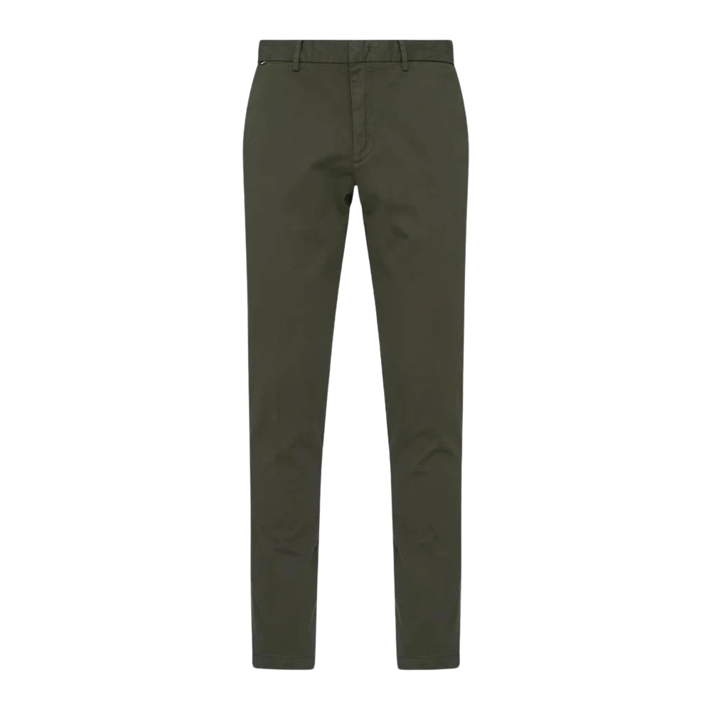 Hugo Boss Slim Fit Chino Broek Green Heren