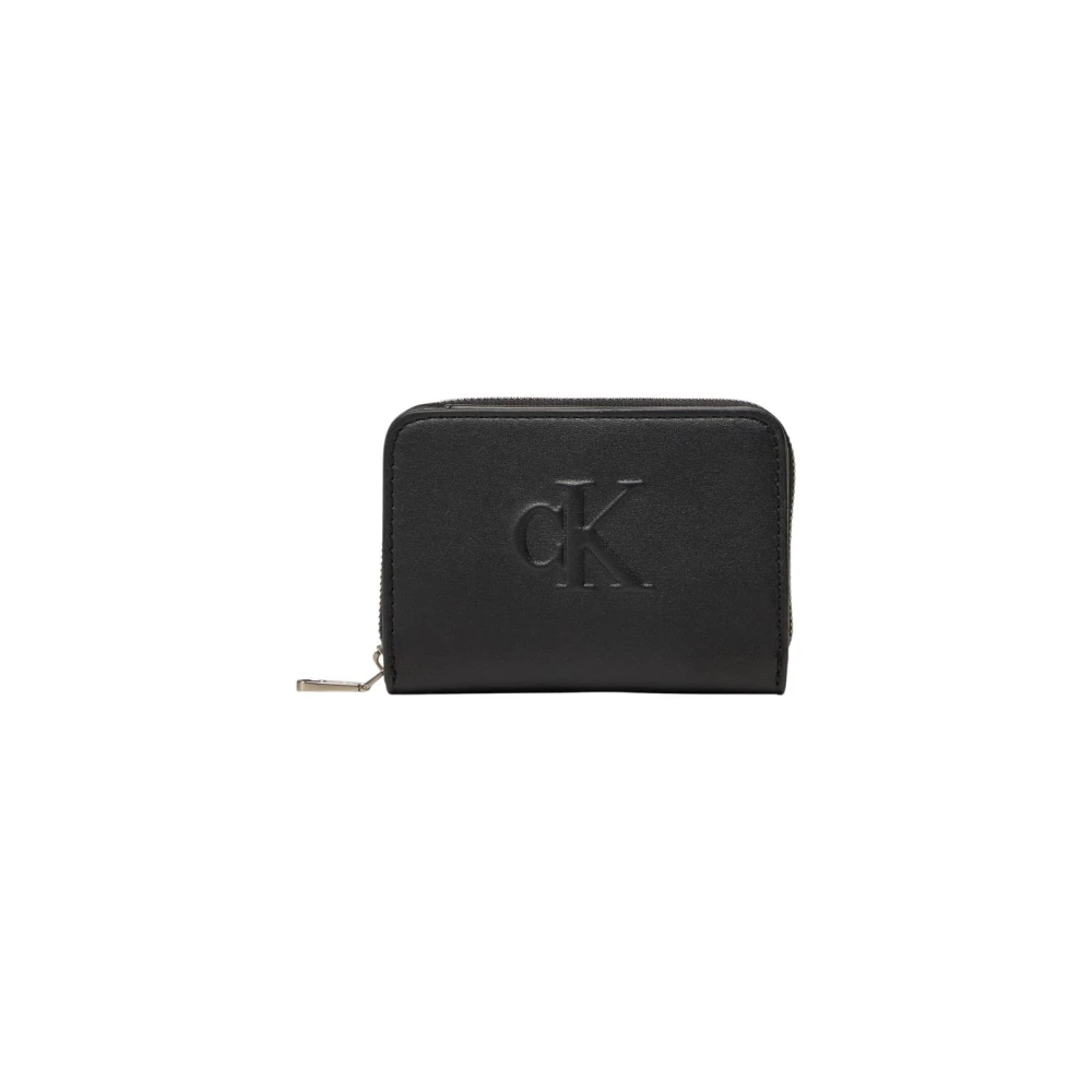 Calvin Klein Women's Black Wallets & Cardholders, One Size, Zip Around Wallet