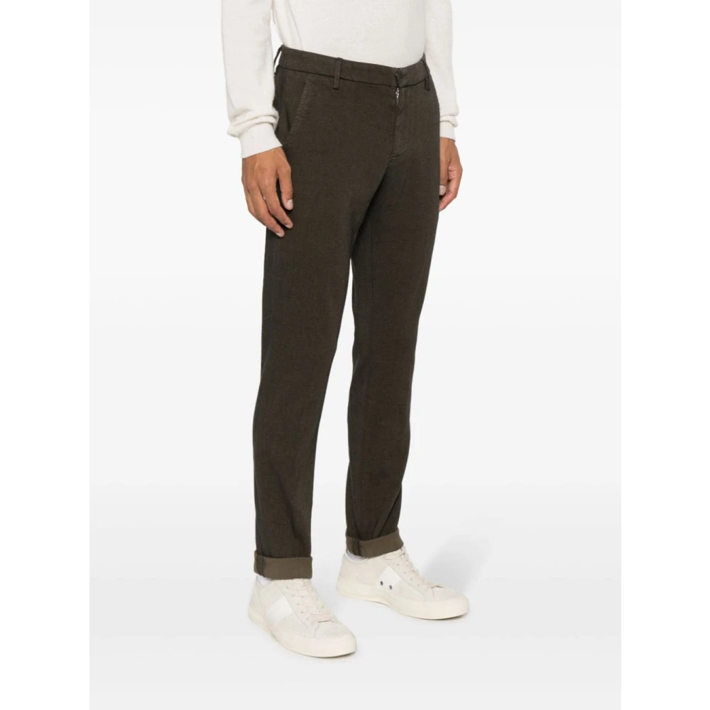 Dondup Slim-fit Maatwerk Broek Brown Heren