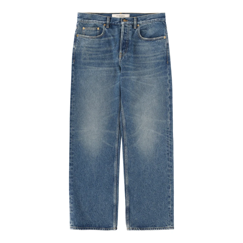 Golden Goose , Straight Fit Jeans, Male, Blue, W32, Skate Loose Jeans