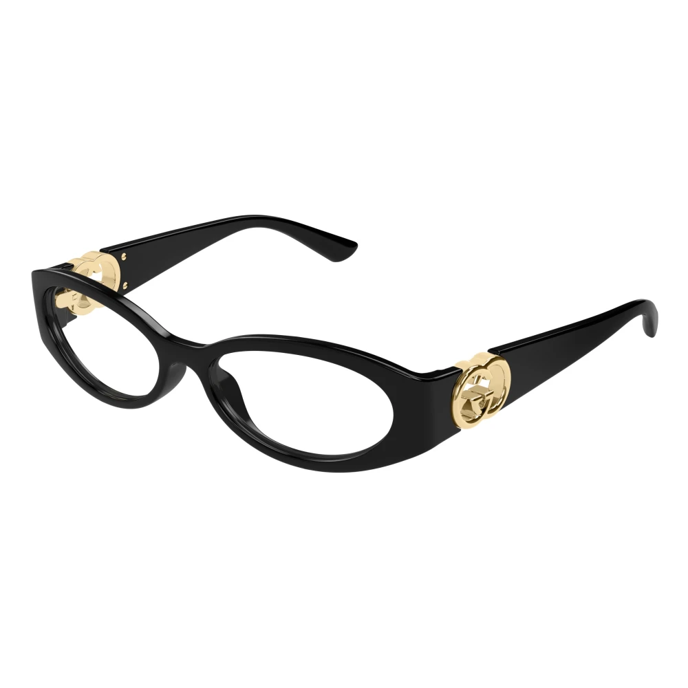 Gucci Women's Black Glasses, 52 Mm, Eyeglasses