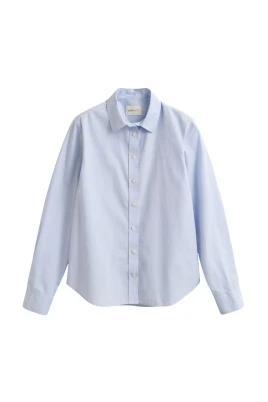 Klassisk Poplin Skjorta
