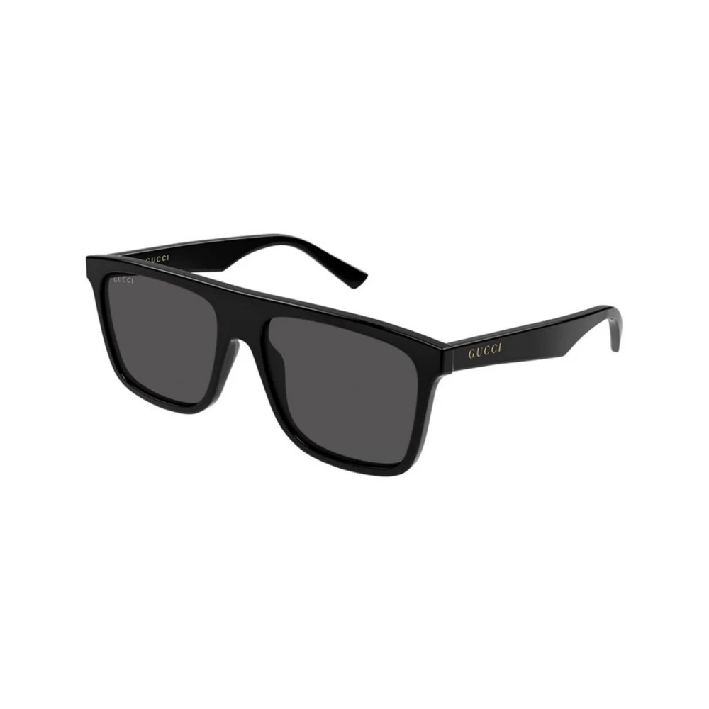 Gucci Men's Black Sunglasses, 57 Mm, Square Sunglasses