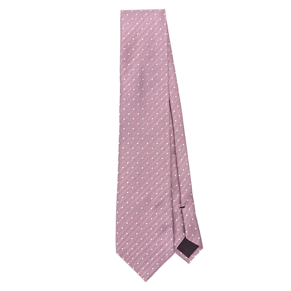 Tom Ford Roze polka dot zelfstrik twill weefsel Pink Heren