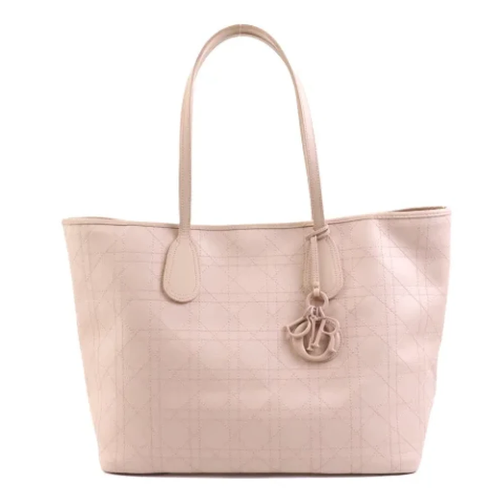 Dior Vintage Pre-owned Fabric dior-bags Pink Dames