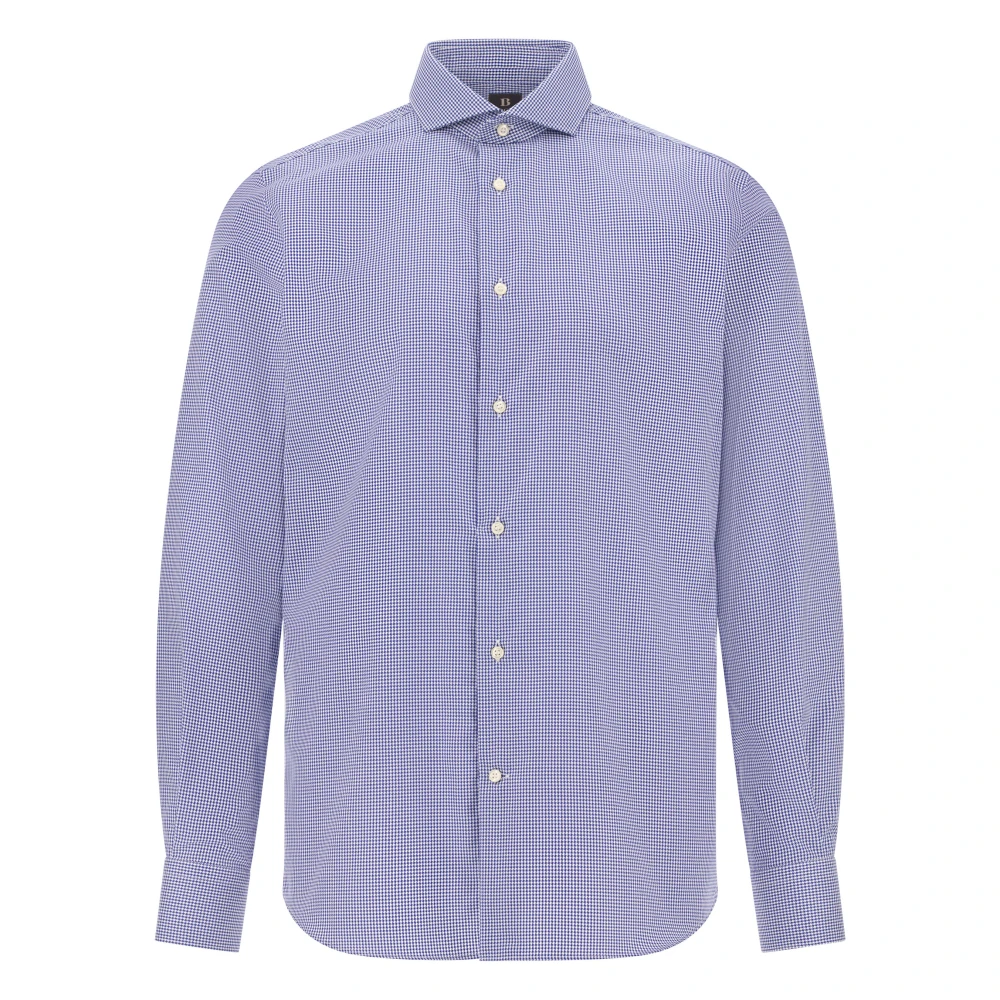 Boggi Milano Herren Blau Shirts, Lgröße: