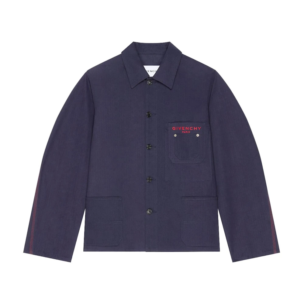 Givenchy Blå Couture Seam Jacket