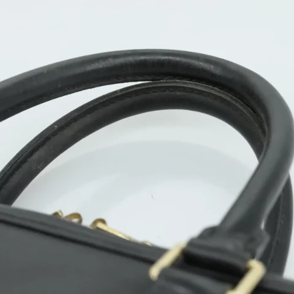 Louis Vuitton Vintage Pre-owned Leather briefcases Black Dames