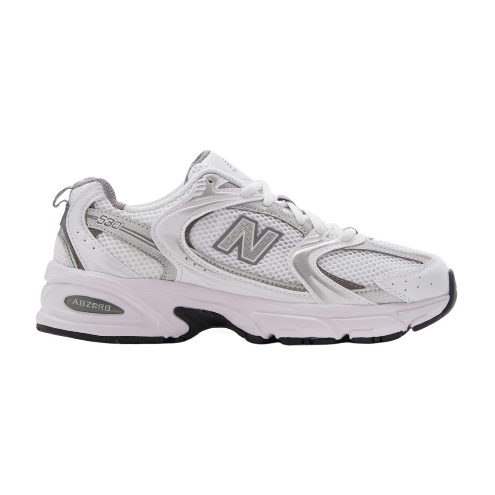 New Balance 2022 Bianco Argento 530 Sneakers White, Herr