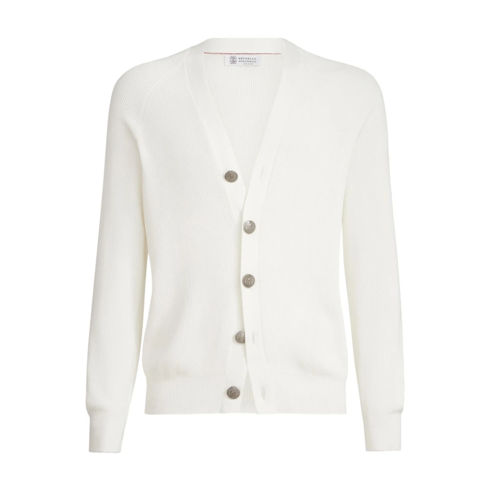 Brunello Cucinelli English Rib Knit Cardigan - Image 2
