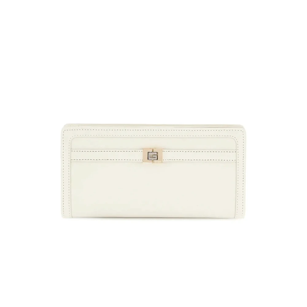 Guess Donna Bianco Portafoglio Large - Immagine 2