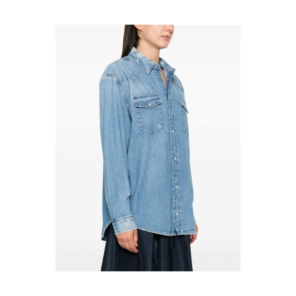 Ralph Lauren Overhemd Blue Dames