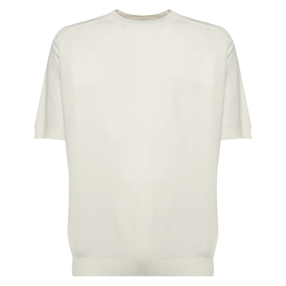 Eleventy Witte Sweater en Polo Shirts White Heren
