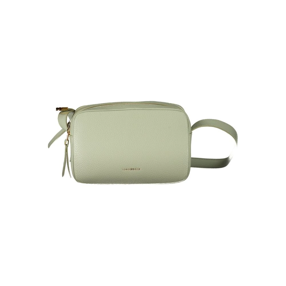 Coccinelle Groene Leren Schoudertas met Verstelbare Band Green Dames