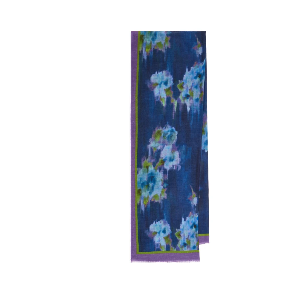 Maliparmi Collectie Prints Sjaal Blue Dames