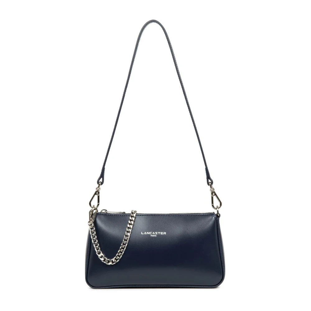Lancaster Blue Shoulder Bags, Female, One Size, Stylish Crossbody Bag Dark Zippered