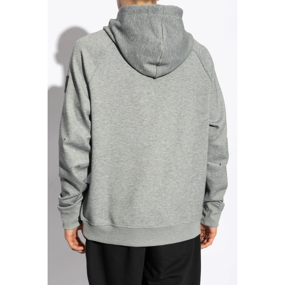 ON Running Hoodie Gray Heren