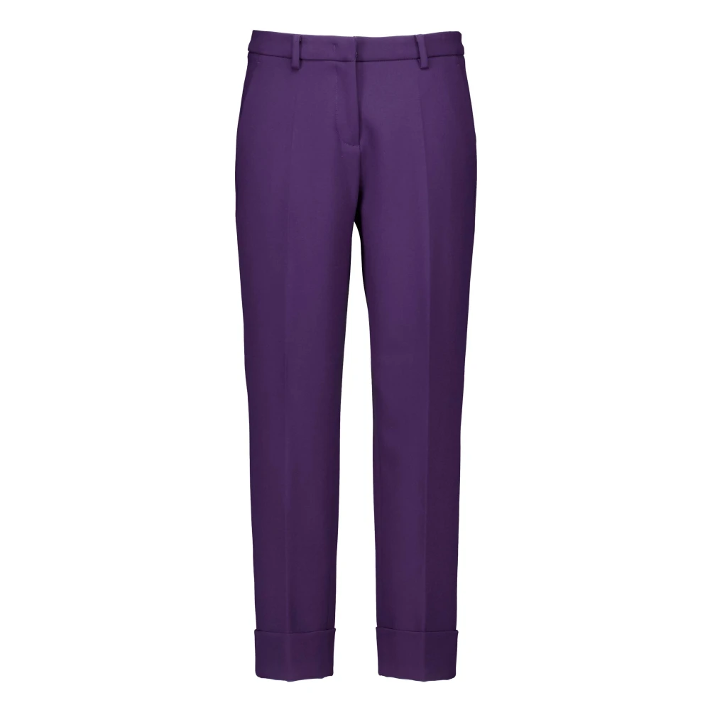 CAMBIO Donkerpaarse broek Purple Dames