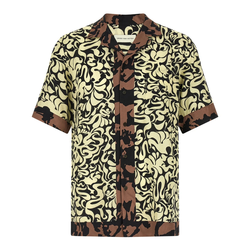 Dries Van Noten Men's Carltone Viscose Shirt