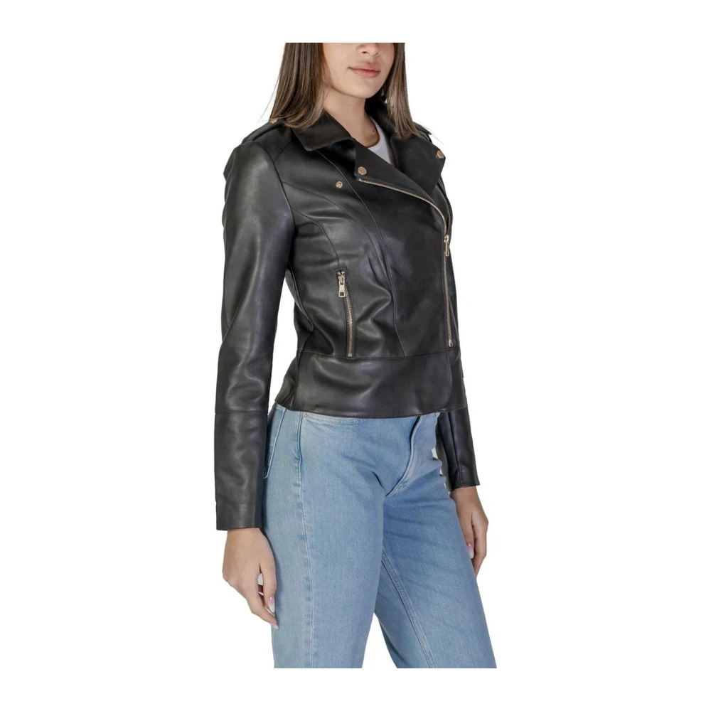 Only Polyester Damesjassen Lente Zomer Collectie Black Dames