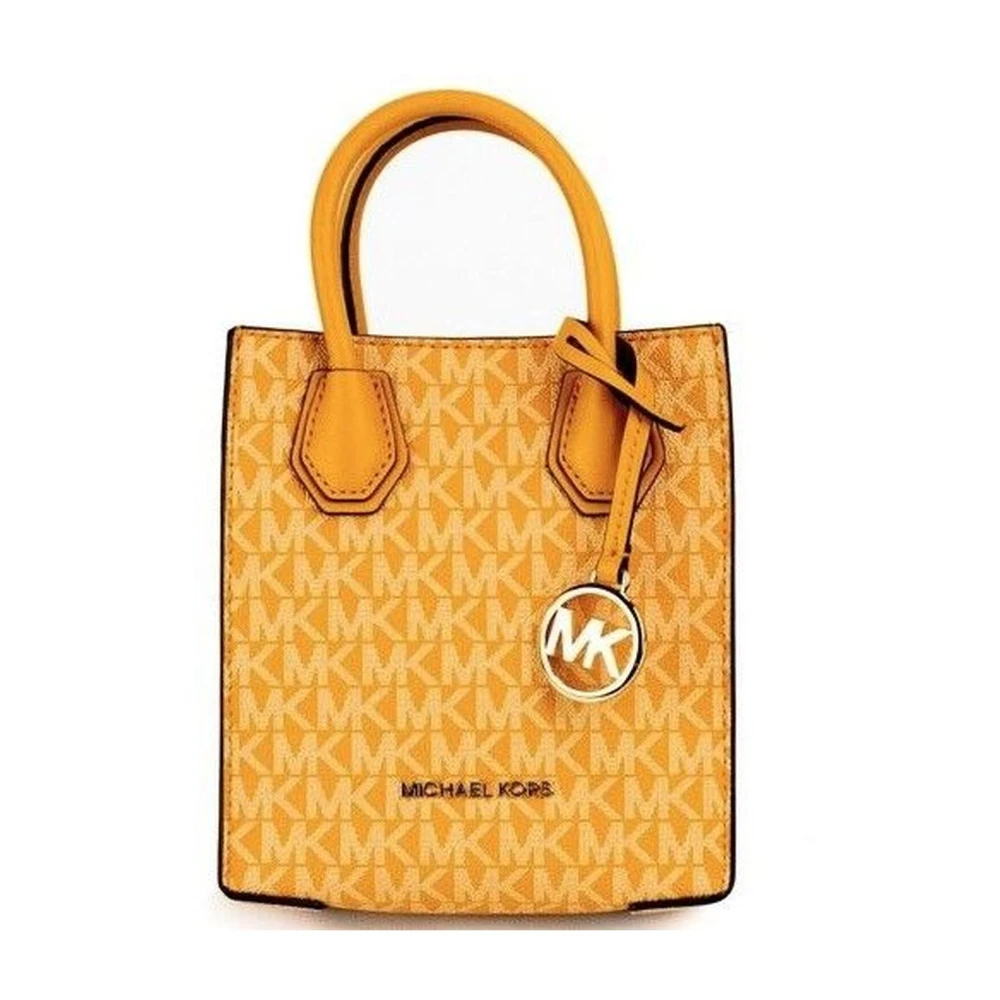 Michael Kors Mercer XS Shopper Crossbody Bag Yellow, Dam