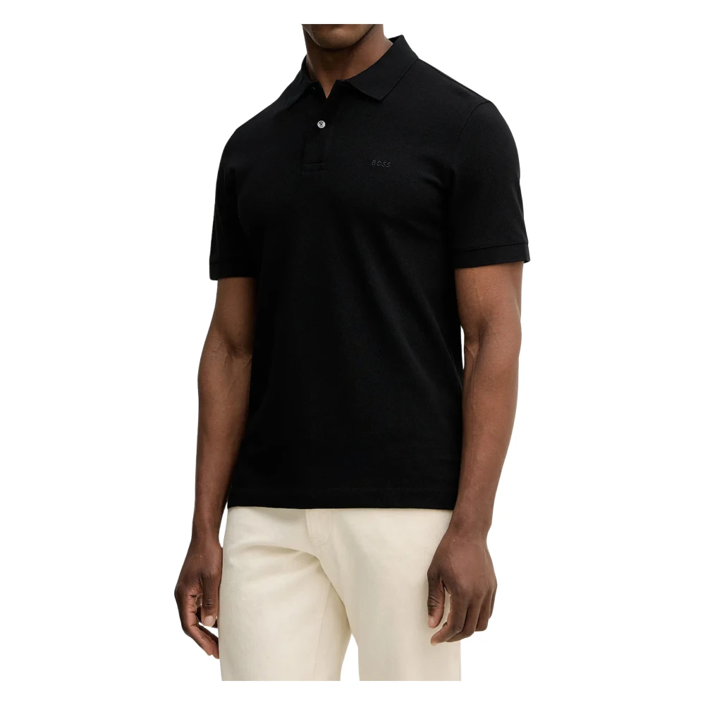 Hugo Uomo Nero - Pallas Polo Shirt - Tops - M