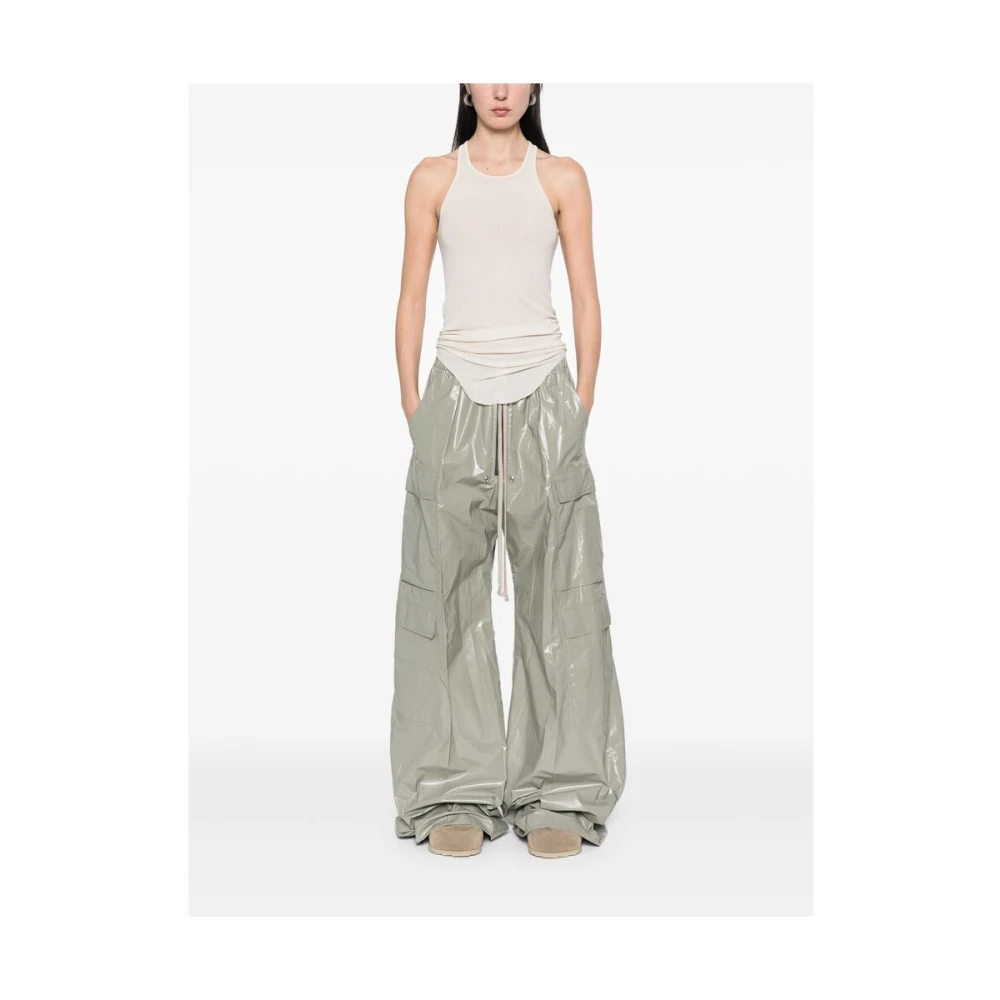 Rick Owens Top zonder mouwen met ronde hals White Dames