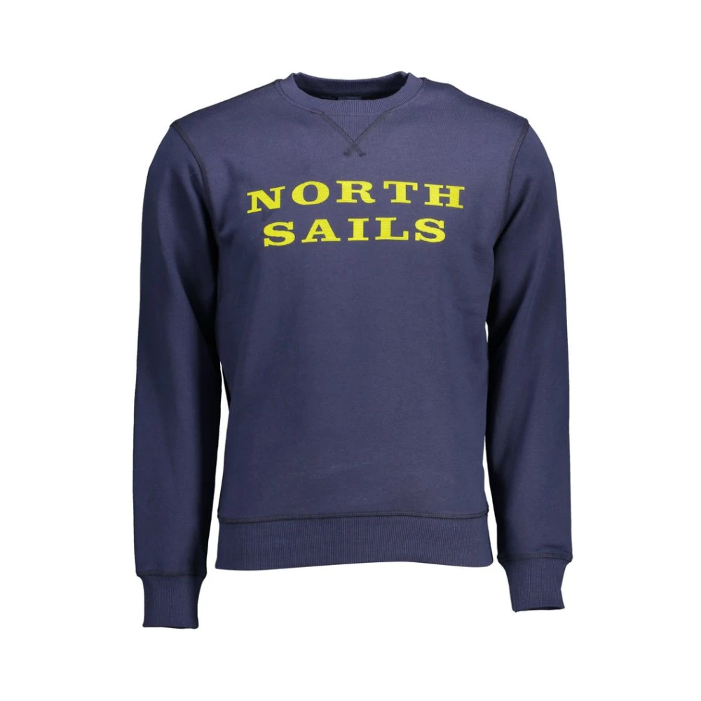 North Sails Men's Blue Sweatshirts,, Cotton Jumper Extra Large