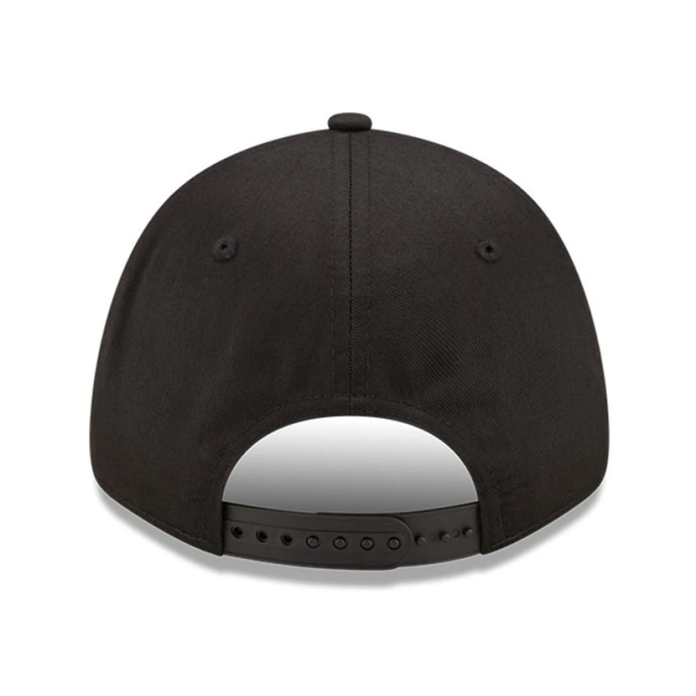 new era Zwarte Bulls Folie Logo Pet Black Heren
