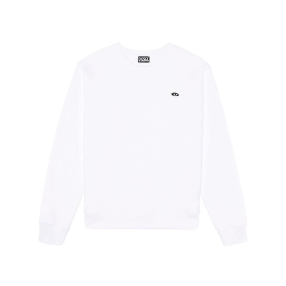 Diesel Men's White Sweatshirts, Xl, Hoodies & Sweatshirts For