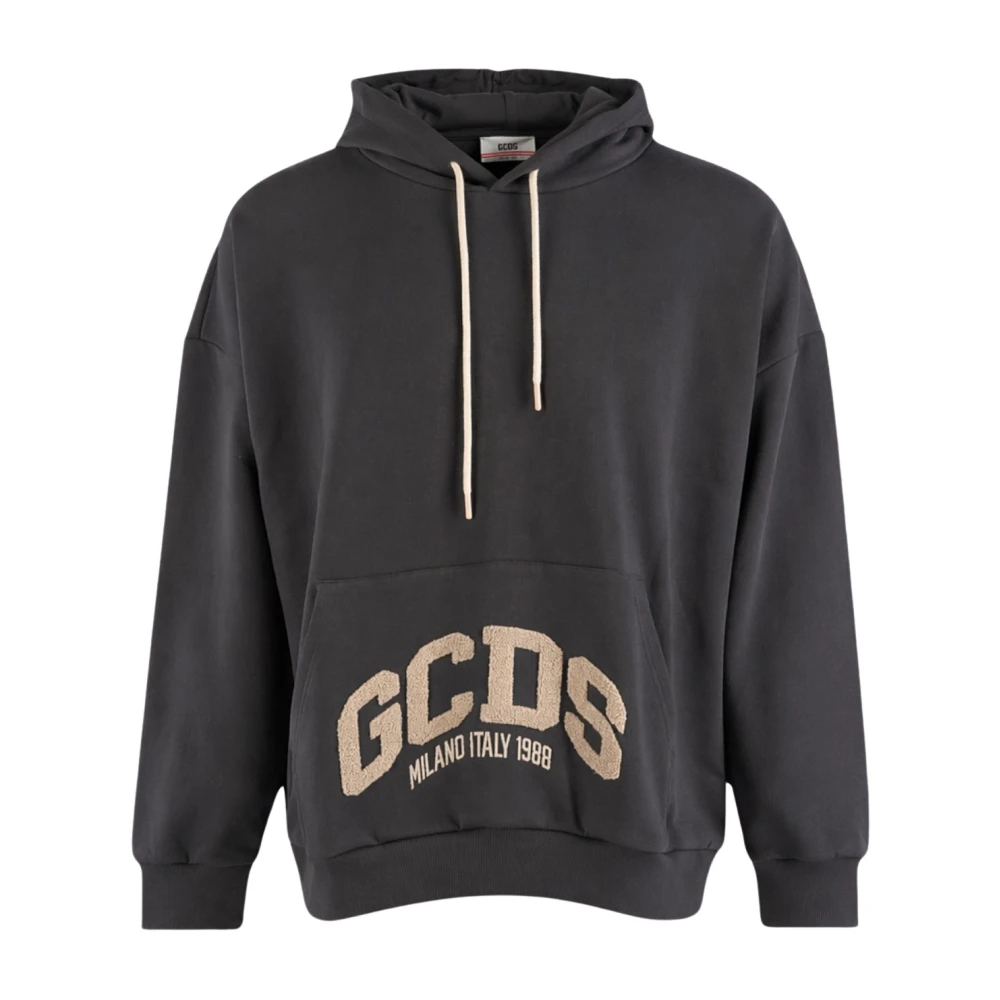 Gcds Mannelijk Grijs Hoodies & Sweatvesten Heren, Xl, Sweaters
