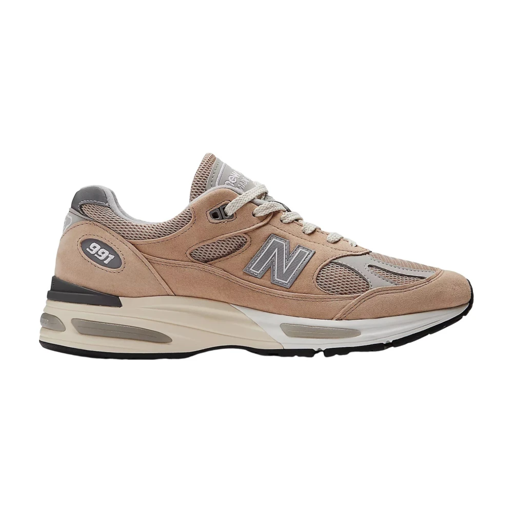 New Balance Suède en Mesh Sneakers Heren Schoenen Beige